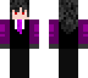 red eye with purple clothes