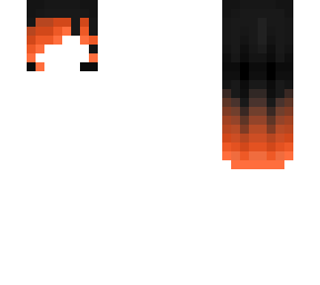 black and orange fade | hb