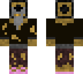 elderly box man