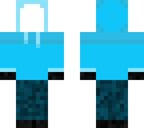 light blue hoodie