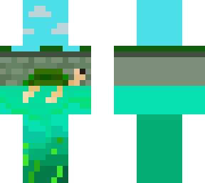 turtle in a pond ~ rq