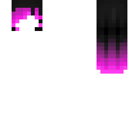 black and pink fade | hb
