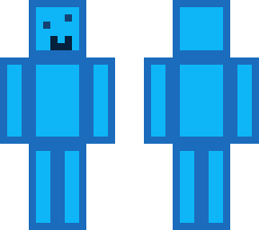 blue silly guy