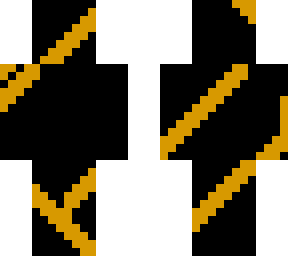 gold striped man
