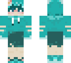 m-cyan girl skin