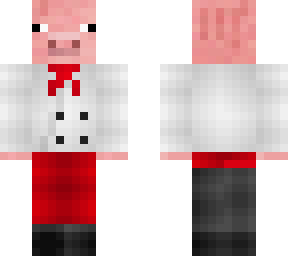 chef pig (red)