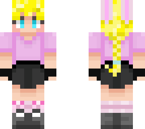 cute pink bunny girl