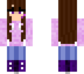 purple gamer girl