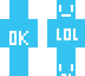 blue/cyan random skin