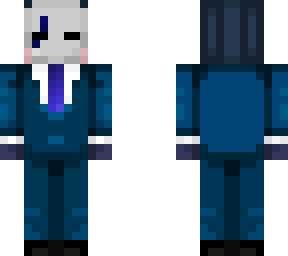 blue evil man