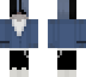 blue hair boy