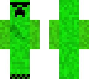 creeper with glasses