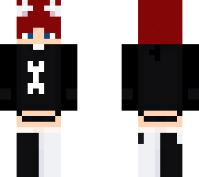 femboy with redhair and ears