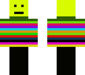 guy in a stripy top and also my first skin