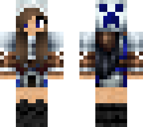 minecraft hoodie girl