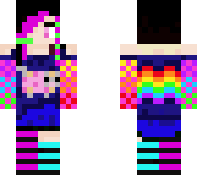 nyan rainbow skin girl