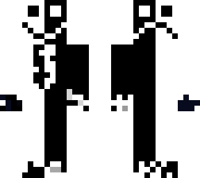 black and white