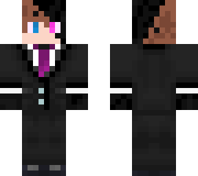 enderman x human in a suit