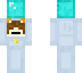 leocat holding a diamond block