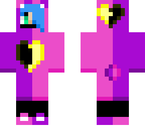 pink and blue bear