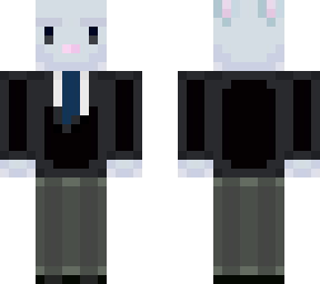 rabbit with suit