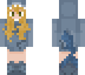shark outfit girl with blonde hair