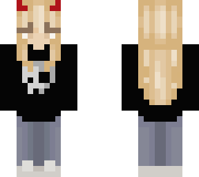 skull blonde demon