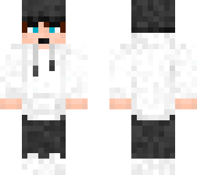 white hoodie