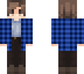 boy in plaid shirt