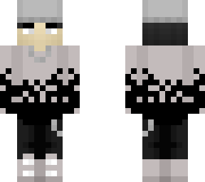 male - black flame - beanie - casual outfit