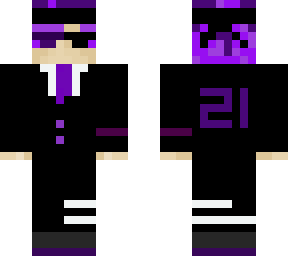 new glasses purple guy