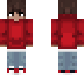 red hoodie