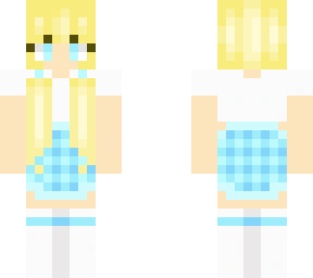 blue girl