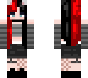 red and white cat ears