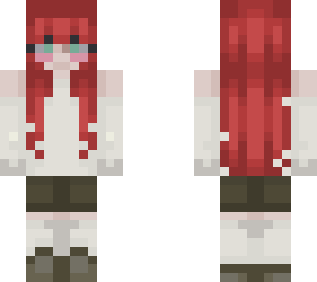 red w/ white sweater alt face