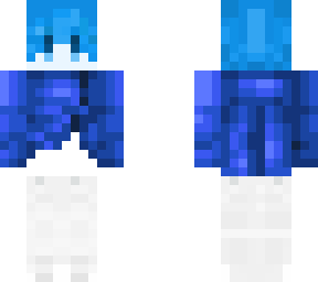 blue coat on