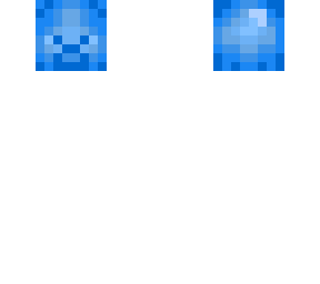 blue steve head