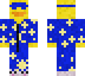 duck in onesie (slippers idea thanks too panibble)