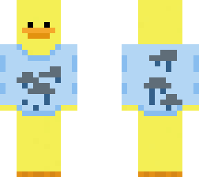 ducky in a rain sweater