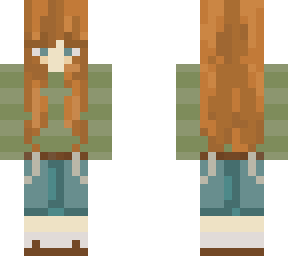 green sweater
