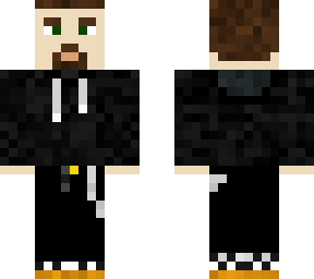 checker shoes w/ hoodie & wallet chain