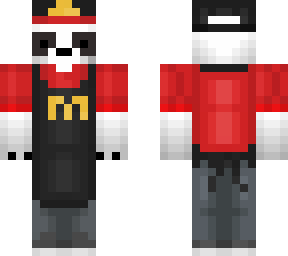 mcdonals worker panda