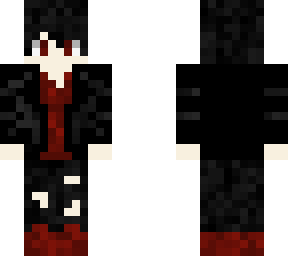 black and red