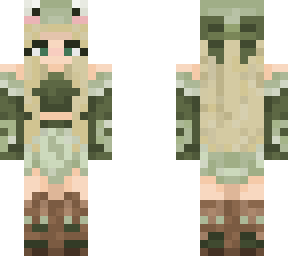 blonde frog girl