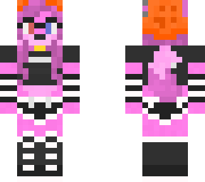 Andrea furry girl magenta | Minecraft Skin