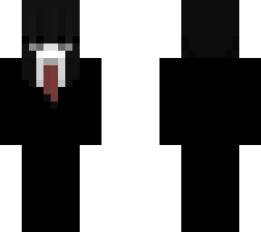 black suit