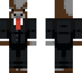 cow in a suit