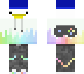 duck in a controler hoodie