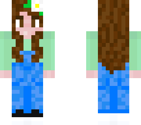 girl in dungarees (overalls)