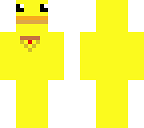 goofy duck with pizza